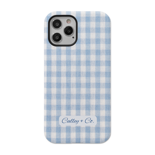 Gracie's Gingham (in light blue)