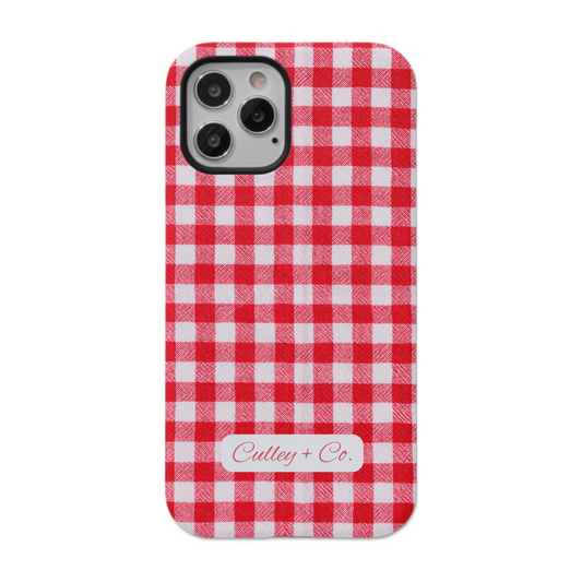 Gracie's Gingham (in red)