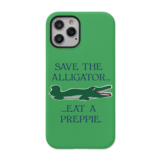 Save the Gator — Green Lacoste