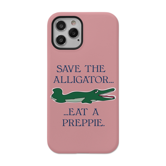 Save the Gator — Pink Polo
